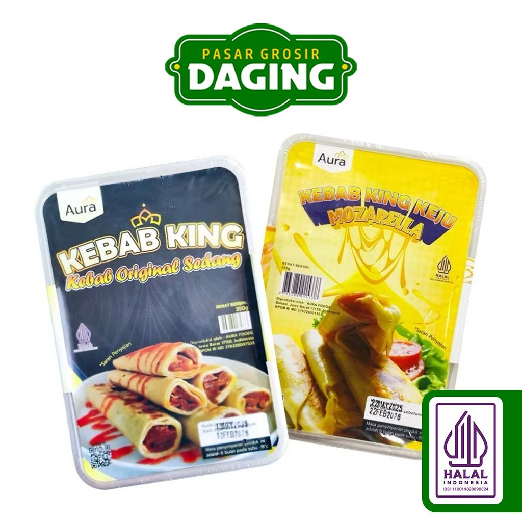 

Halal Kebab King Original & Mozarella 350gr