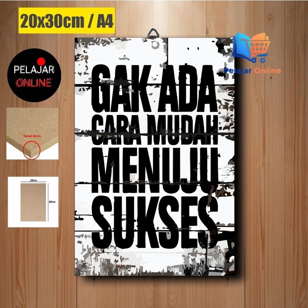 hiasan dinding kafe hiasan dinding kantor Poster Motivasi - Pajangan poster dinding - Hiasan dinding