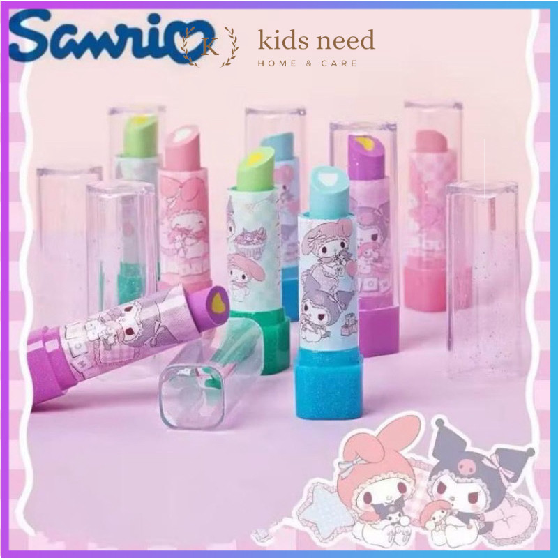 

(1box=36pcs) Penghapus Model Lipstik Lucu Imut / Stick Pensil Lipstik / Eraser Bentuk Lipstik Beauty Warna Warni