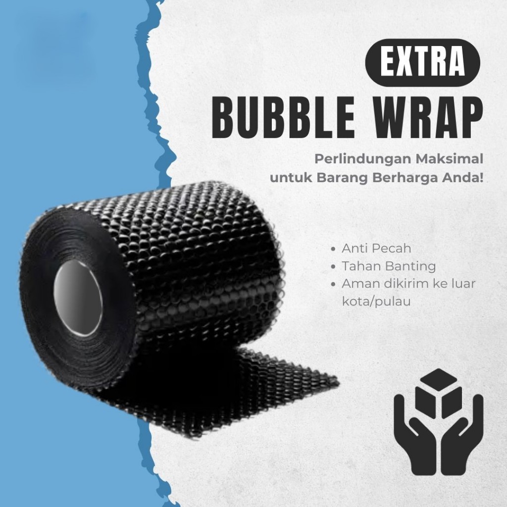 

CHR Ekstra Bubble Wrap | Bubble Wrap Tambahan untuk pesanan | Tambahan Buble wrap