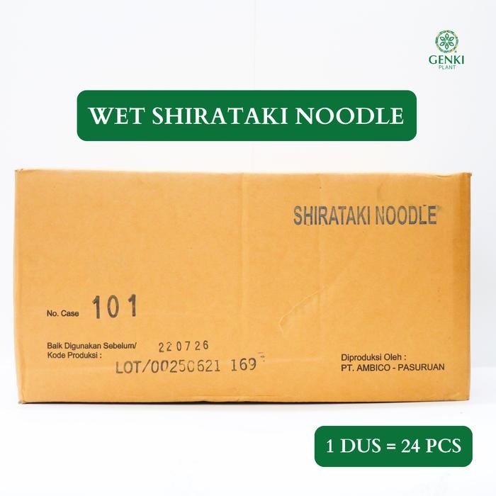 

Wet Shirataki Green (Mie Shirataki Hijau) - 1 dus