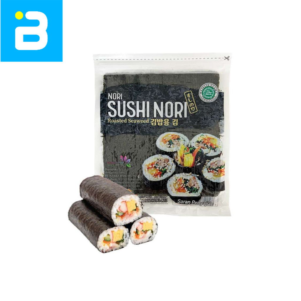 

Nori Sushi Nori Roasted Seaweed 10 Lembar