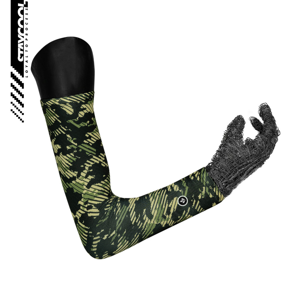 StayCool Sleeve Manset Fashion - Camo Woodcut