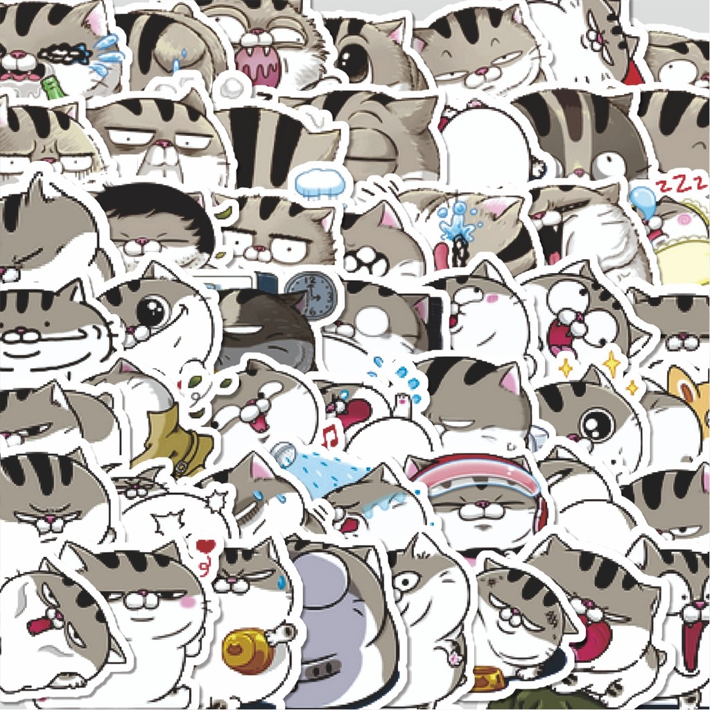 

Stiker Cutting Pack Stiker Kawaii Kittens Cats Pets [Anak Kucing Peliharan Lucu] Isi 100Pcs Series Aesthetic Lucu Keren Untuk Koper Bahan Vynil