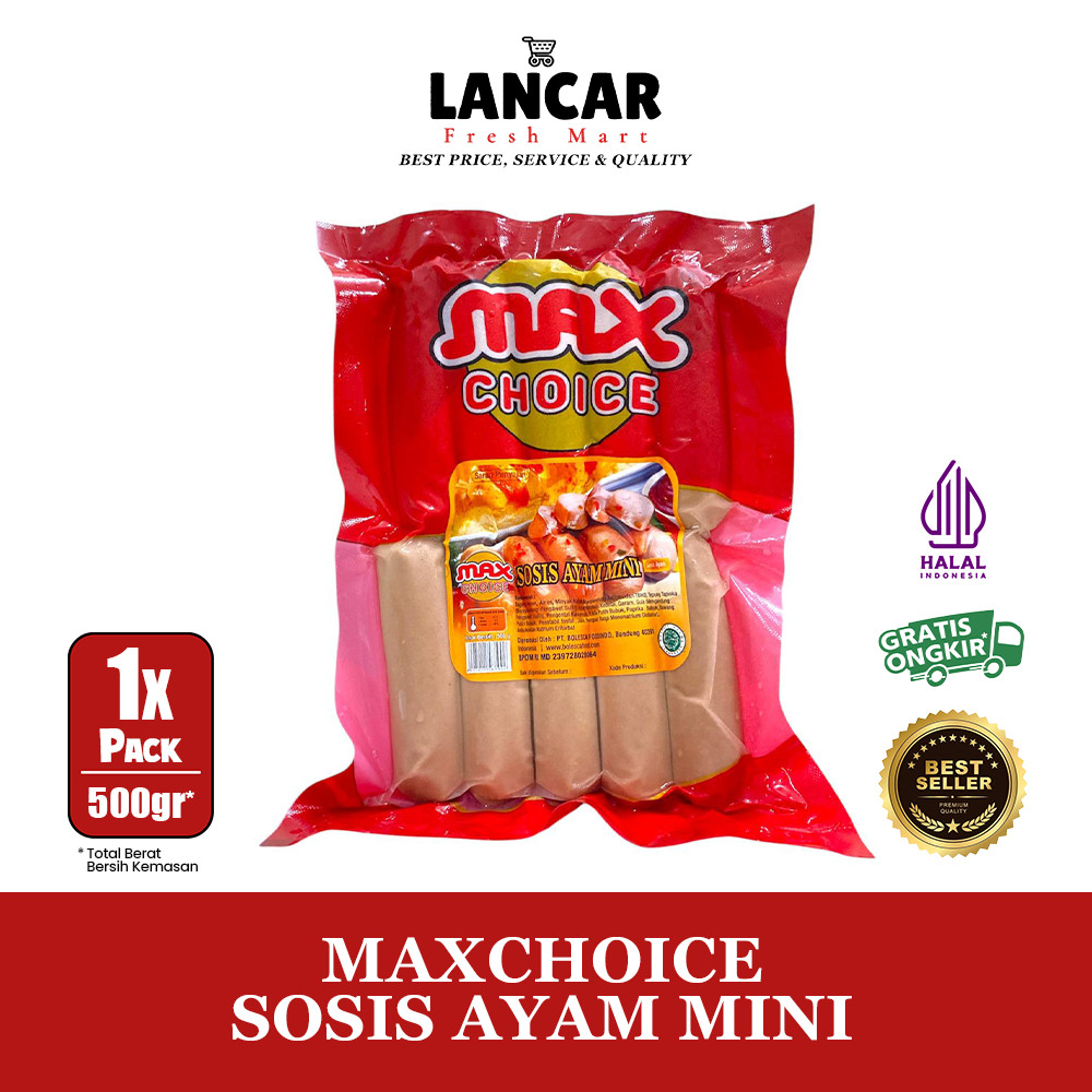 

MAXCHOICE SOSIS AYAM MINI 500GR