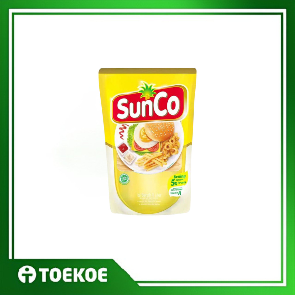 

TOEKOE Sunco Minyak Goreng 1L Refill - Pouch 1 Liter