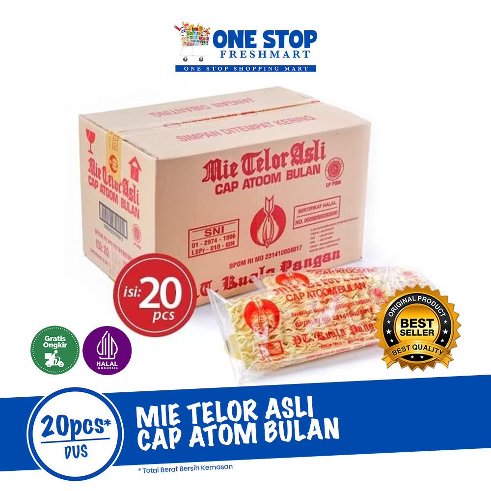 

MIE TELOR ASLI CAP ATOM BULAN 1 DUS ISI 20PCS