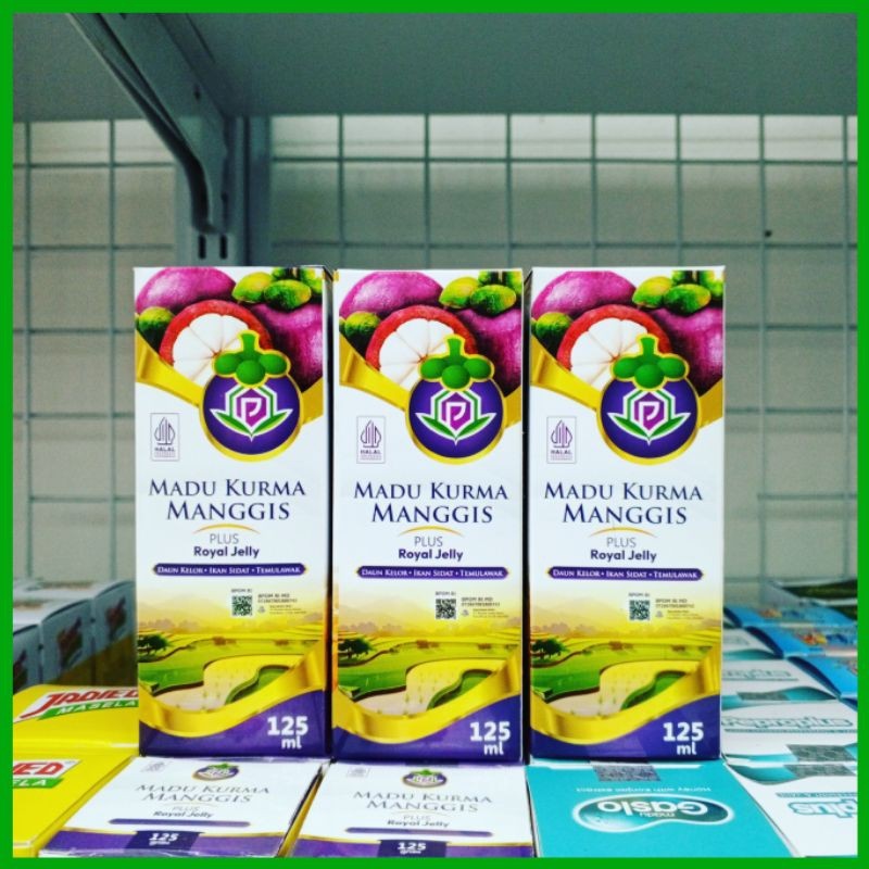 

madu kurma manggis plus propolis isi 125 ml