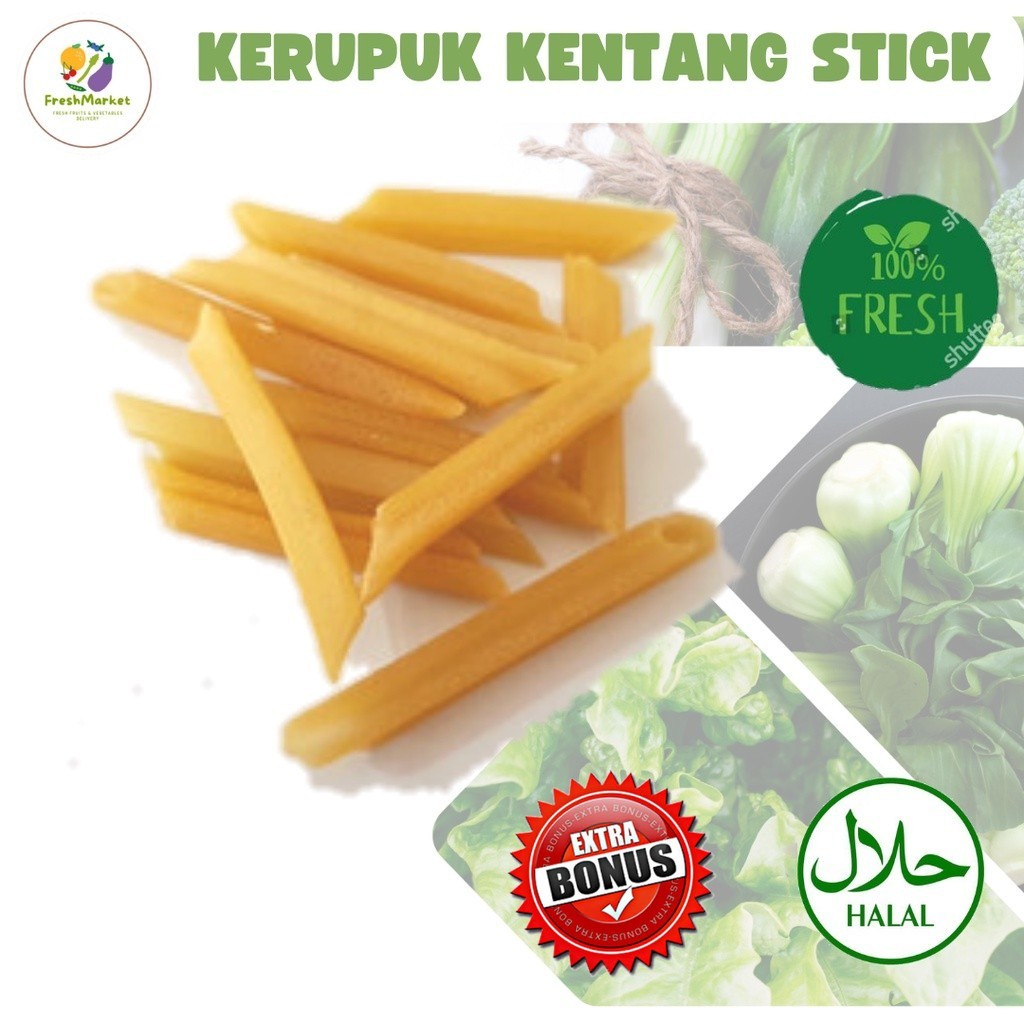 

Stick Stik Kentang Mentah 250 Gram Sayurinstant