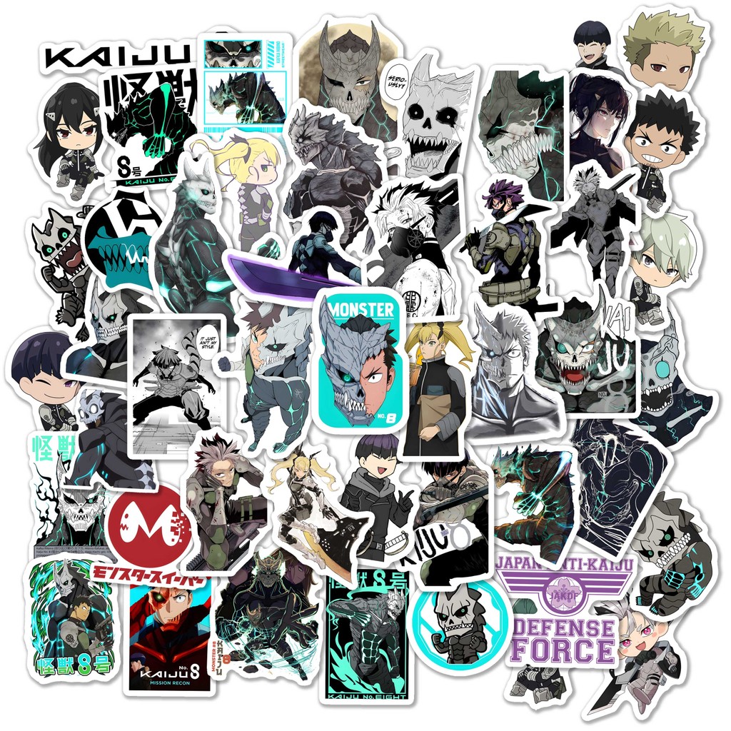 

STIKER KAIJU NO 8 ISI 50 PCS PER PACK ST092 MINA KAFKA KIKORU