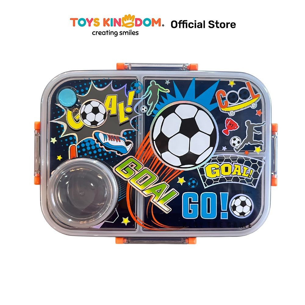 

Toys Kingdom Kiddy Star 1.2 ltr Kotak Makan Anak 3 Sekat Ball - Biru Lunch Box Food Grade Food Box Kotak Bekal Makan Wadah Makanan