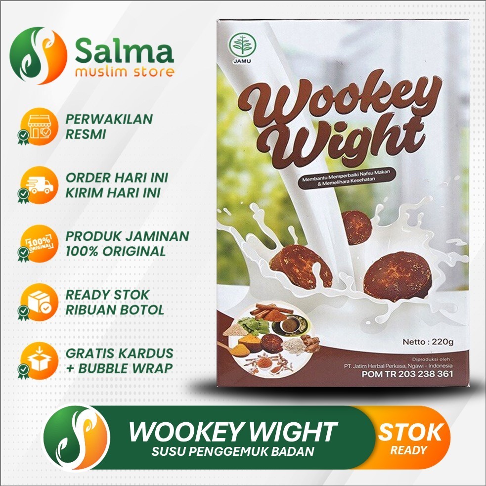 

Susu Wookey Weight Penggemuk Badan - Susu Penambah Berat Badan Paket 3pcs