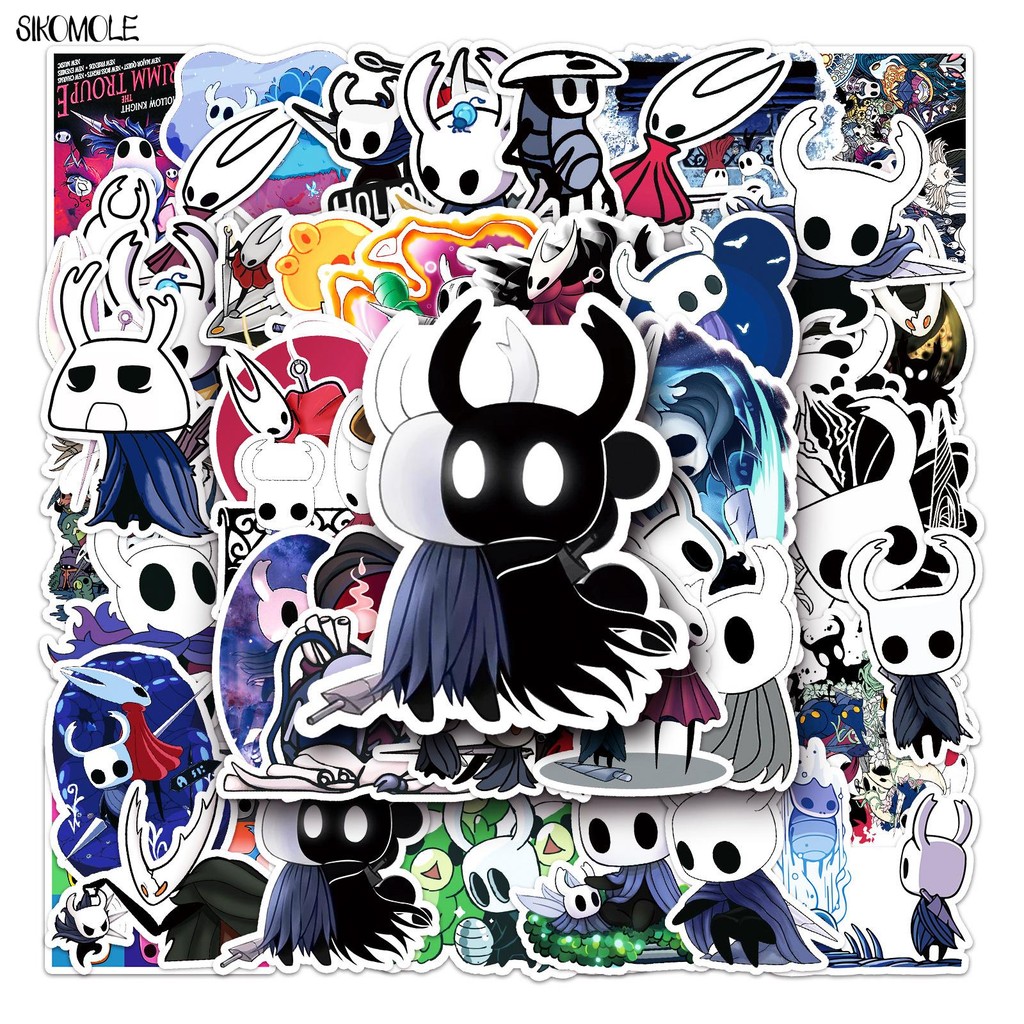 

10/30/50PCS Cartoon Game Hollow Knight Cool Stickers Aesthetic Kid DIY Toy Car Skateboard Laptop Phone Graffiti Decal Sticker F5