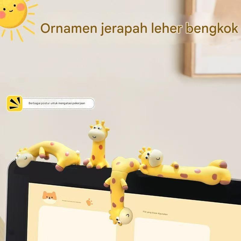 Ornamen penyembuhan layar monitor komputer/liontin dekoratif tampilan mobil layar komputer