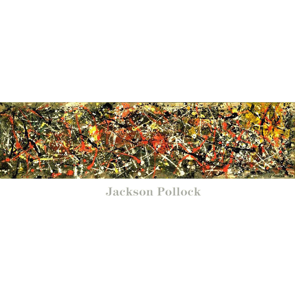 

Hand painted high quality reproduction of Number 25 by Jackson Pollock Modern wall art thick texture abstract oil painting