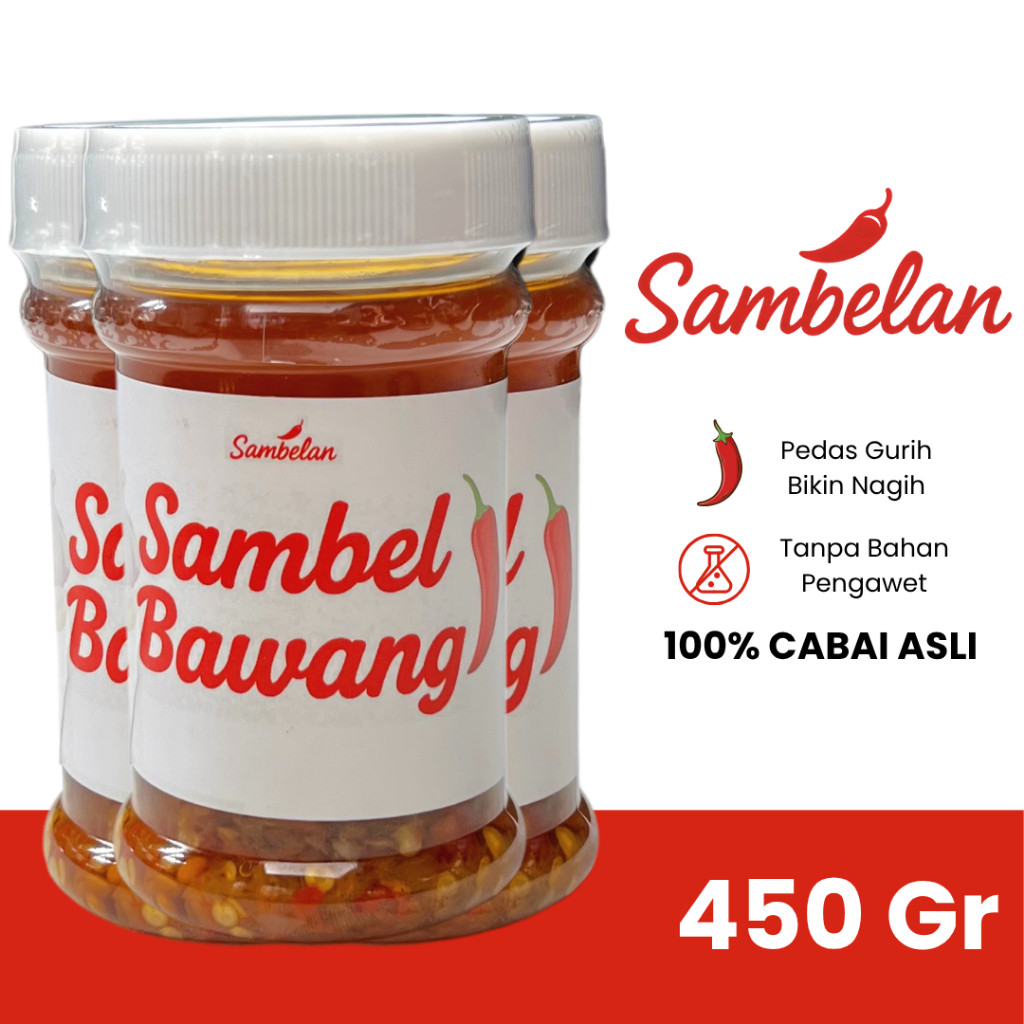 

Sambelan - Sambal Bawang Pedas 450gr