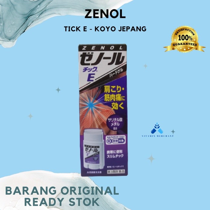 KOYO JEPANG ZENOL TICK E PEREDA NYERI OTOT/PUNGGUNG/KESELEO - w&w