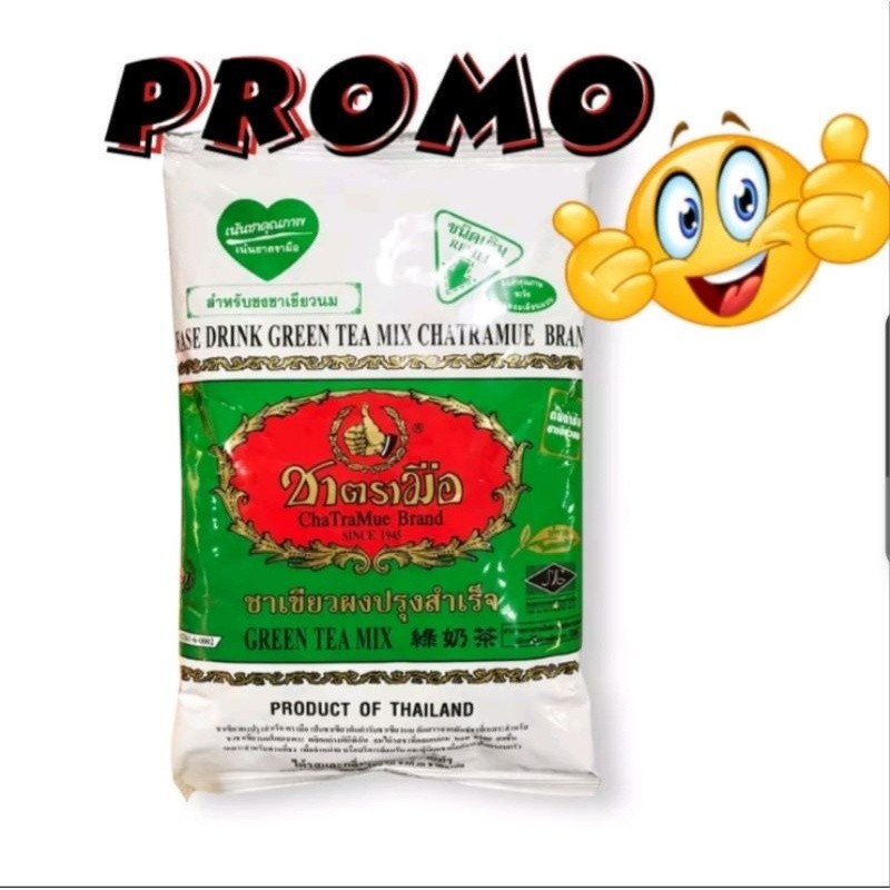 

THAI GREEN TEA CHATRAMUE 200GR/ PROMO THAI GREENTEA TEH HIJAU 200GR CHATRAMUE HIJAU
