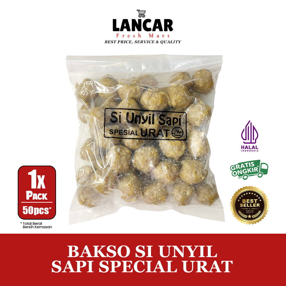 

BAKSO SI UNYIL SAPI SPECIAL URAT ISI 50 PCS