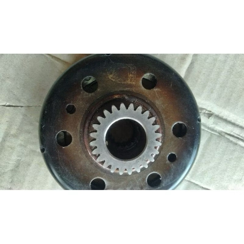 Mangkok Ganda Lonceng Ganda Set Kampas Ganda Yamaha Vega Zr Original Second