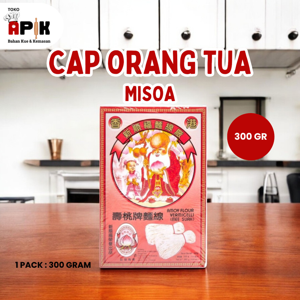 

Misoa Cap Orang Tua 300gr / Mie Amoy Flour Vermicelli / Mee Suah / Misua