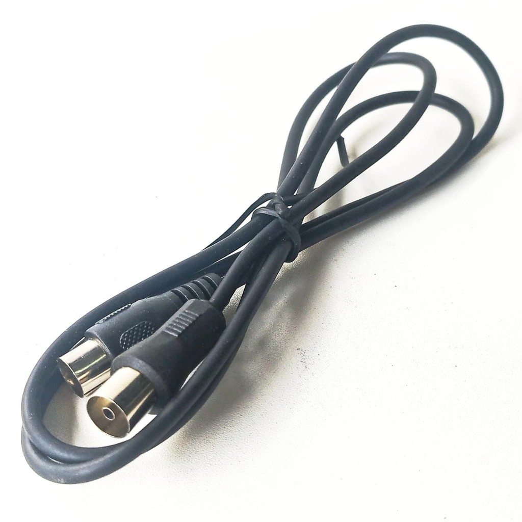 Kabel Antenna RF Loop Male to Female Jack to Soket TV Antena 1m