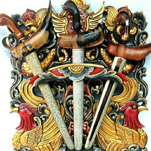 Blawong Keris Tempat Keris isi 3 xc