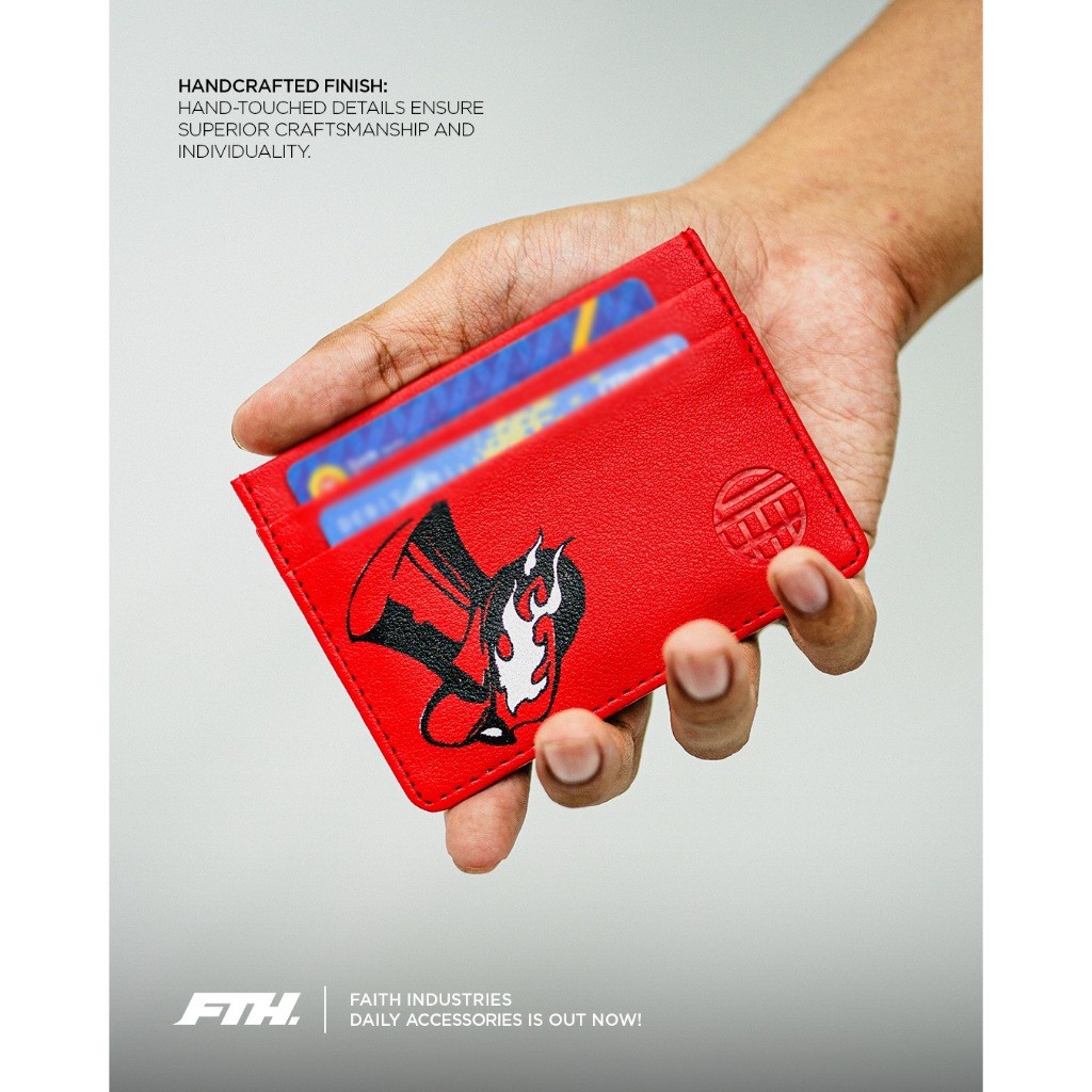 Faith Industries "Joker Persona" Card Holder Red