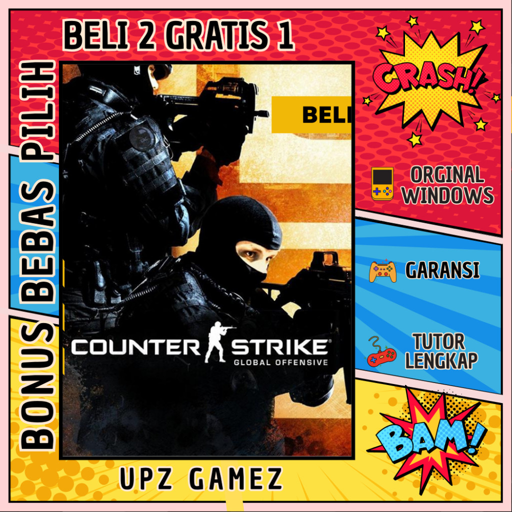 COUNTER STRIKE GLOBAL OFFENSIVE - GAME PC - GAME LAPTOP - PC GAMES