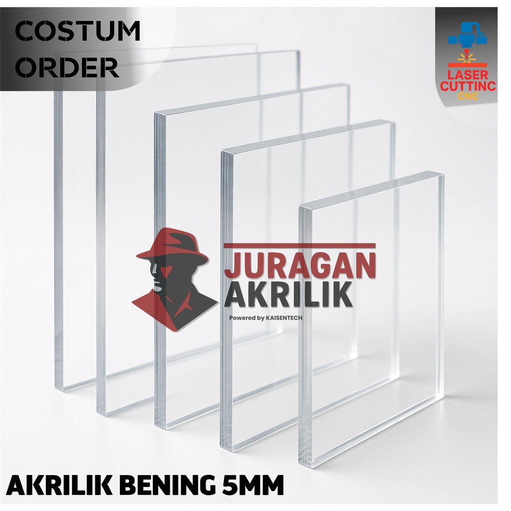 

Akrilik Bening 5mm Rp60 / cm persegi