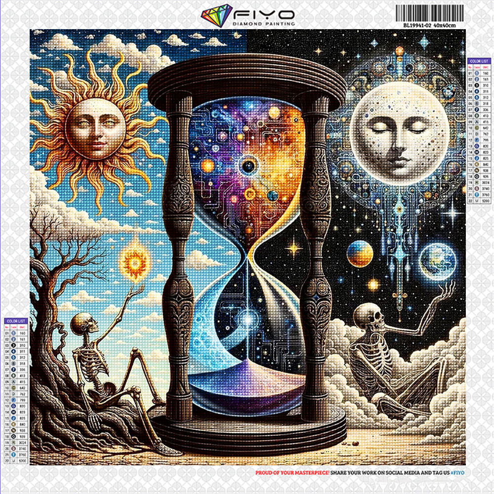 

Diamond Painting Kit Starry hourglass New Collection 2024 Diamond Mosaic 5D DIY Cross Stitch Kits Diamond Art Home Decoration
