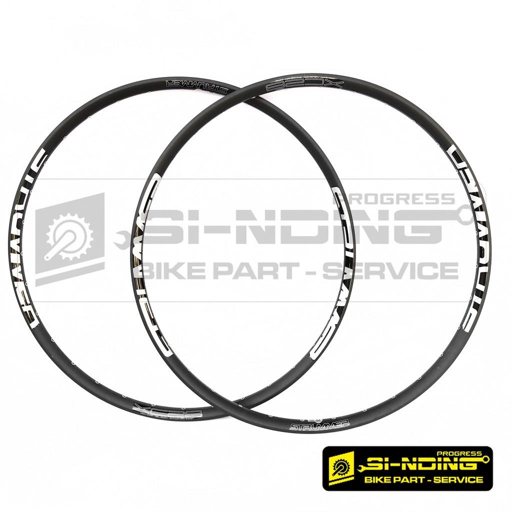 Velg 29er Sepeda Strummer Xc28 29 Inch MTB 700 700c Gravel Lubang 32 Hole 32h Alloy Alumunium Double