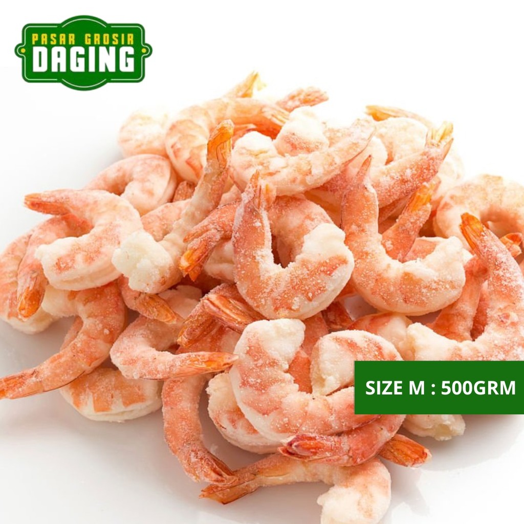 

Udang Kupas Rebus / Udang Cooked Beku / Shrimp Cooked Size M