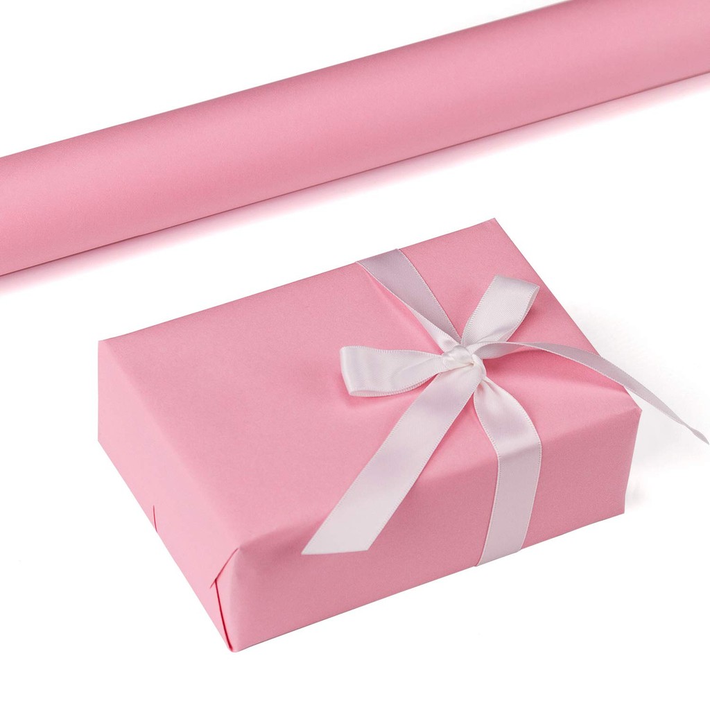 

Pink/Blue/White kraft paper rolls, recyclable paper, gift wrapping paper, crafts, packaging, floor coverings, bouquet wrapping