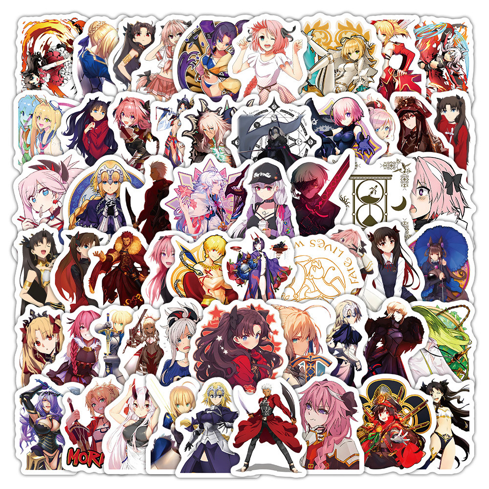 

10/30/50/103pcs Anime Game Fate Grand Order Cartoon Stickers Motorcycle Laptop Phone Cool Waterproof Sticker Kids Classics Toys