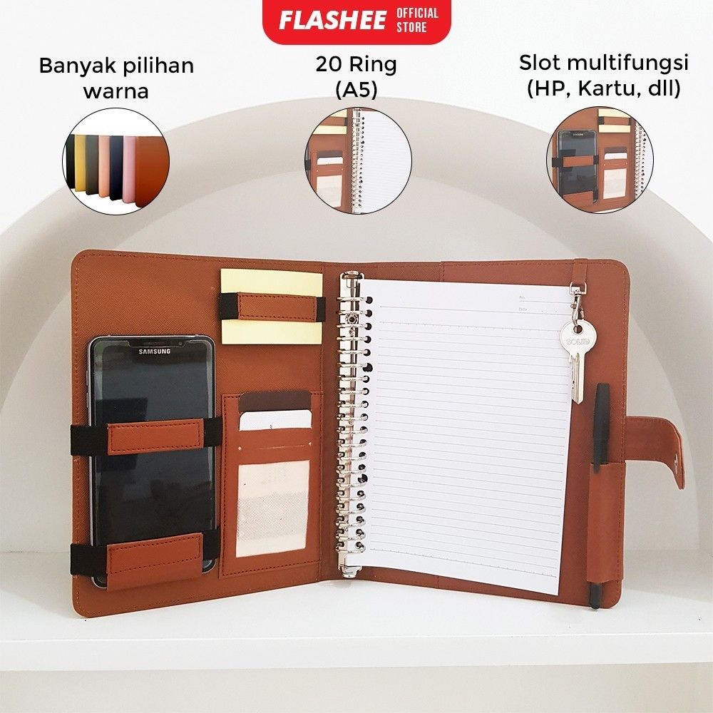 

Flashee Binder A5 Antimainstream Ring 20 Ozzie Binder Eksklusif A5 20 Ring Multifungsi