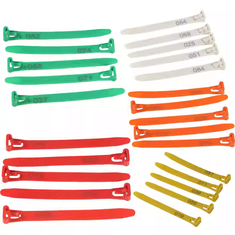 100Pcs Cincin Kaki Ayam Untuk 10~28Mm Reusable Ring Kaki Ayam Serama Adjustable Bahan Pp