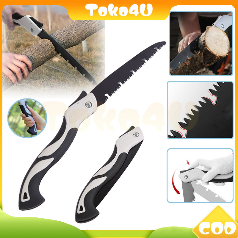 gergaji kayu lipat otomatis anti karat/ gergaji lipat 250mm/300mm/gergaji potong dahan manual/gergaj