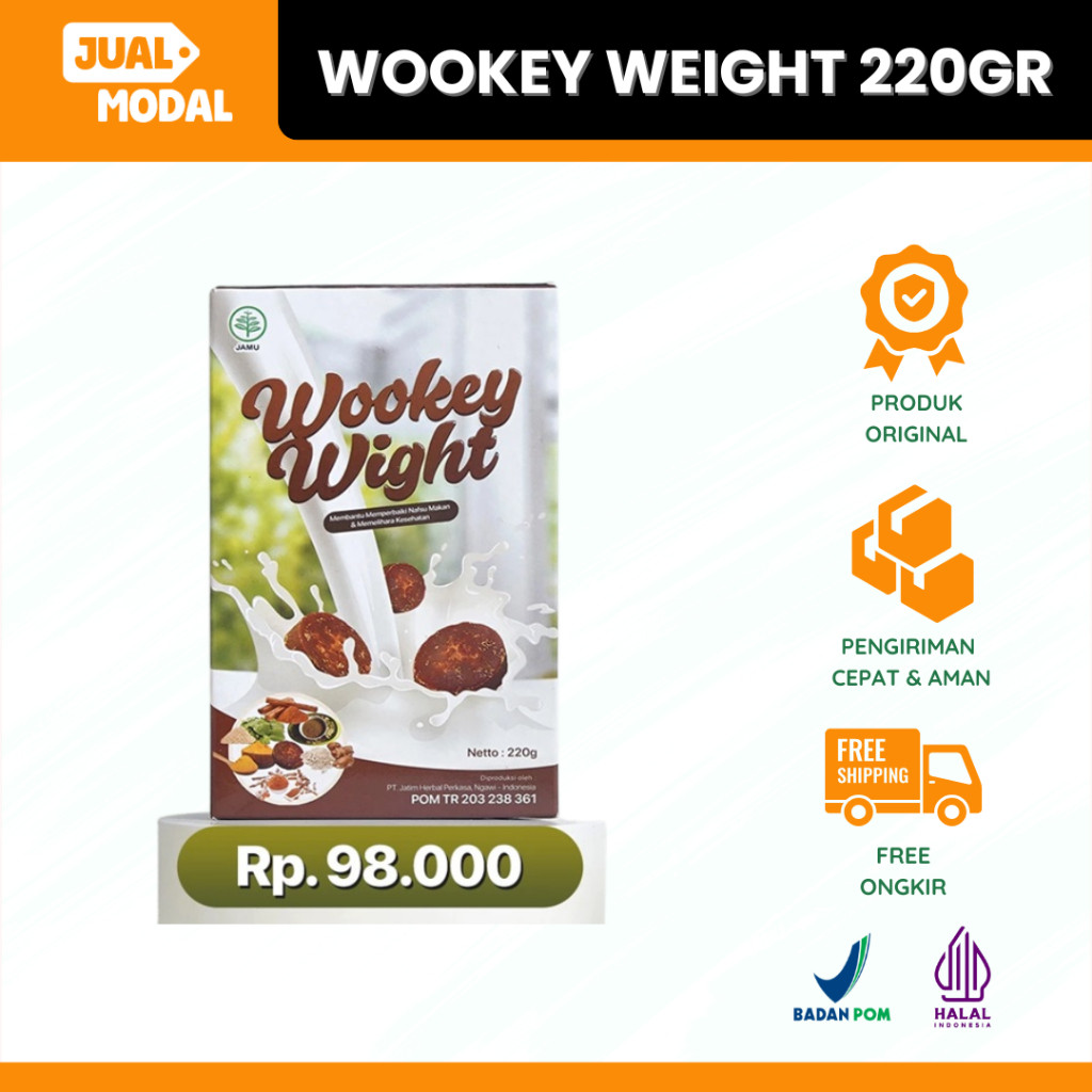 

Wookey Weight - Susu Penambah Berat Badan Rasa Coklat Original new