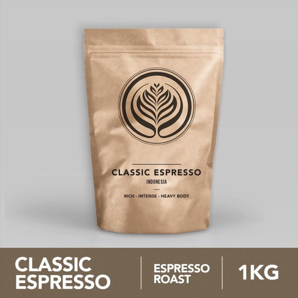 

Classic Espresso 1kg - Biji Kopi Arabika 1kg | Coffeenatics