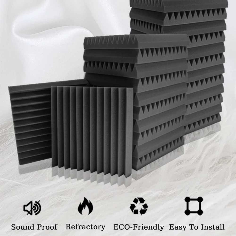 

Busa Peredam Suara 12 PCS studio tembok dinding Zigzag Soundproof Foam