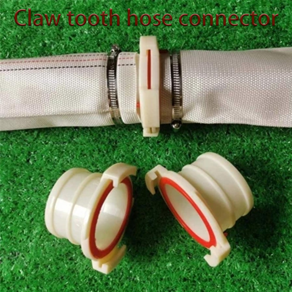 Penyambung selang sambungan selang drip Plastik Selang Air Spiral Irigasi Tanaman dan Kebun 2/3 Inch