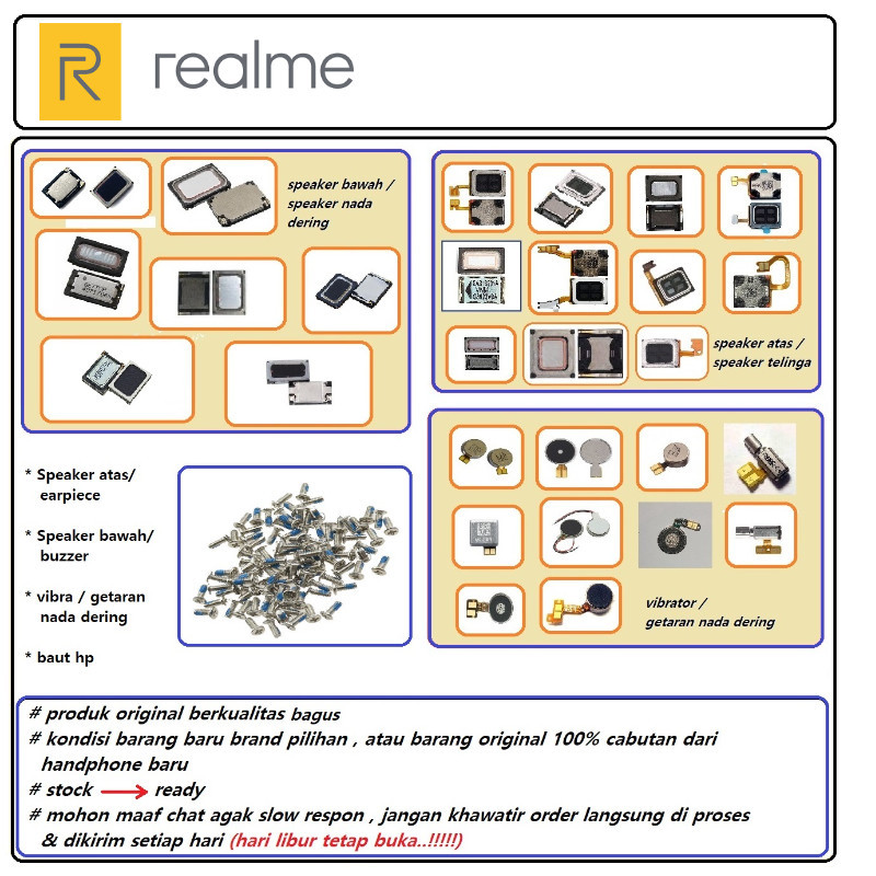 speaker realme x50 - X50 PRO - X50M - X50 PRO PLAYER