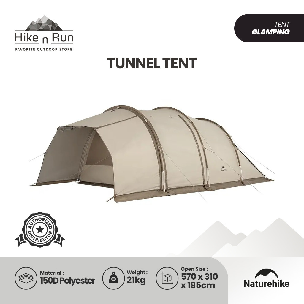 Naturehike Tenda Camping Cloud Vessel Tunnel Car Tent CNH22ZP013