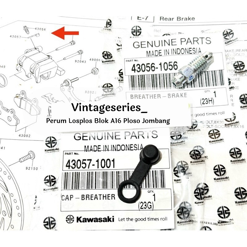 Karet Tutup Baut Nipel Kaliper Rem Cakram karet tutup pembuangan oli rem nepel oli rem kawasaki 4305