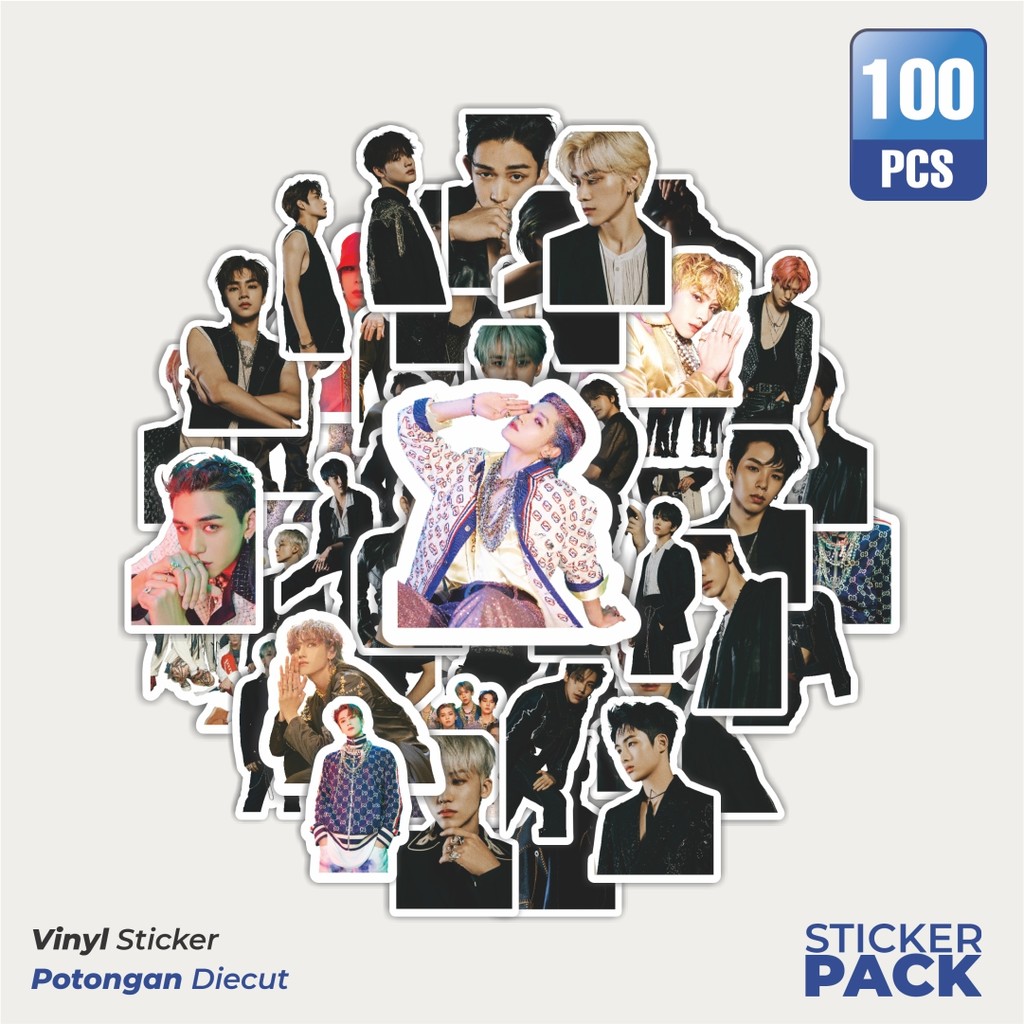 

Super Hemat! 100 PCS Stiker Korean Series Boyband NCT Mix Waterproof Aesthetic- Untuk Laptop, Motor, dan Helm - Paper Stationery Pack