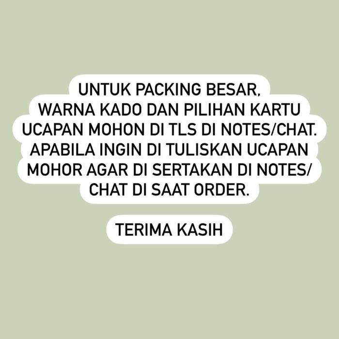 

TERBARU!! Tambahan packing kertas kado dan kartu ucapan - packing besar