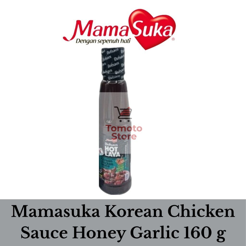 

✨ TOMOTOSTORE ✨ MAMASUKA Delisaos Hot Lava Saus Ayam Goreng Ala Korea Honey Garlic 160 gr