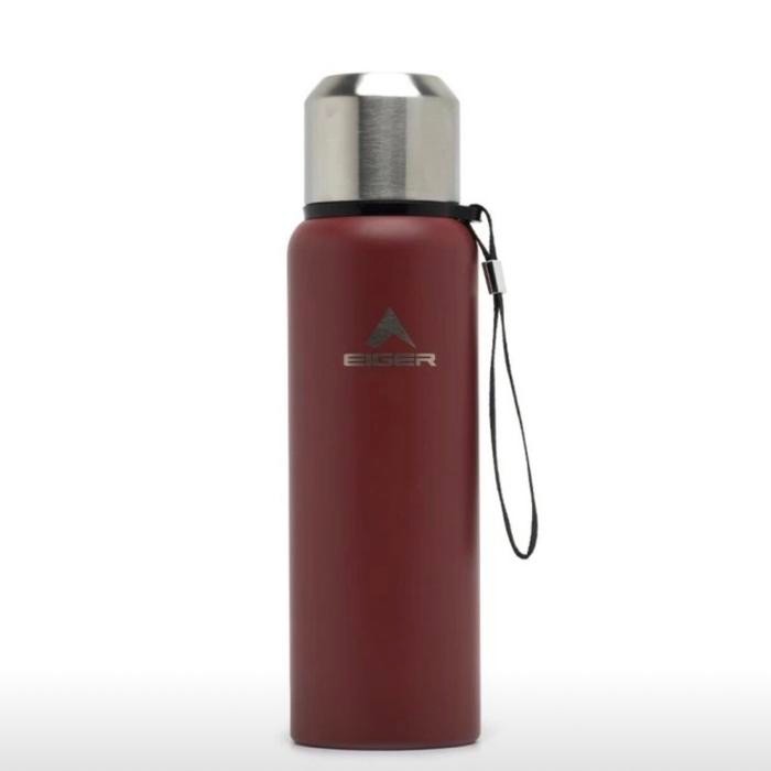 TERBARU Botol Minum Eiger THERNO 600L Bottle - Maroon