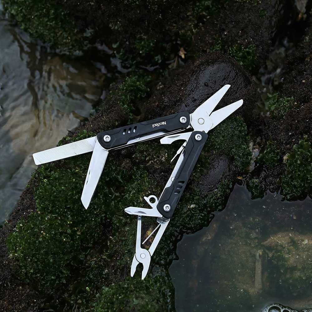 

Digap Gunting Lipat Multifungsi Swiss Army Multitools EDC - NE20237